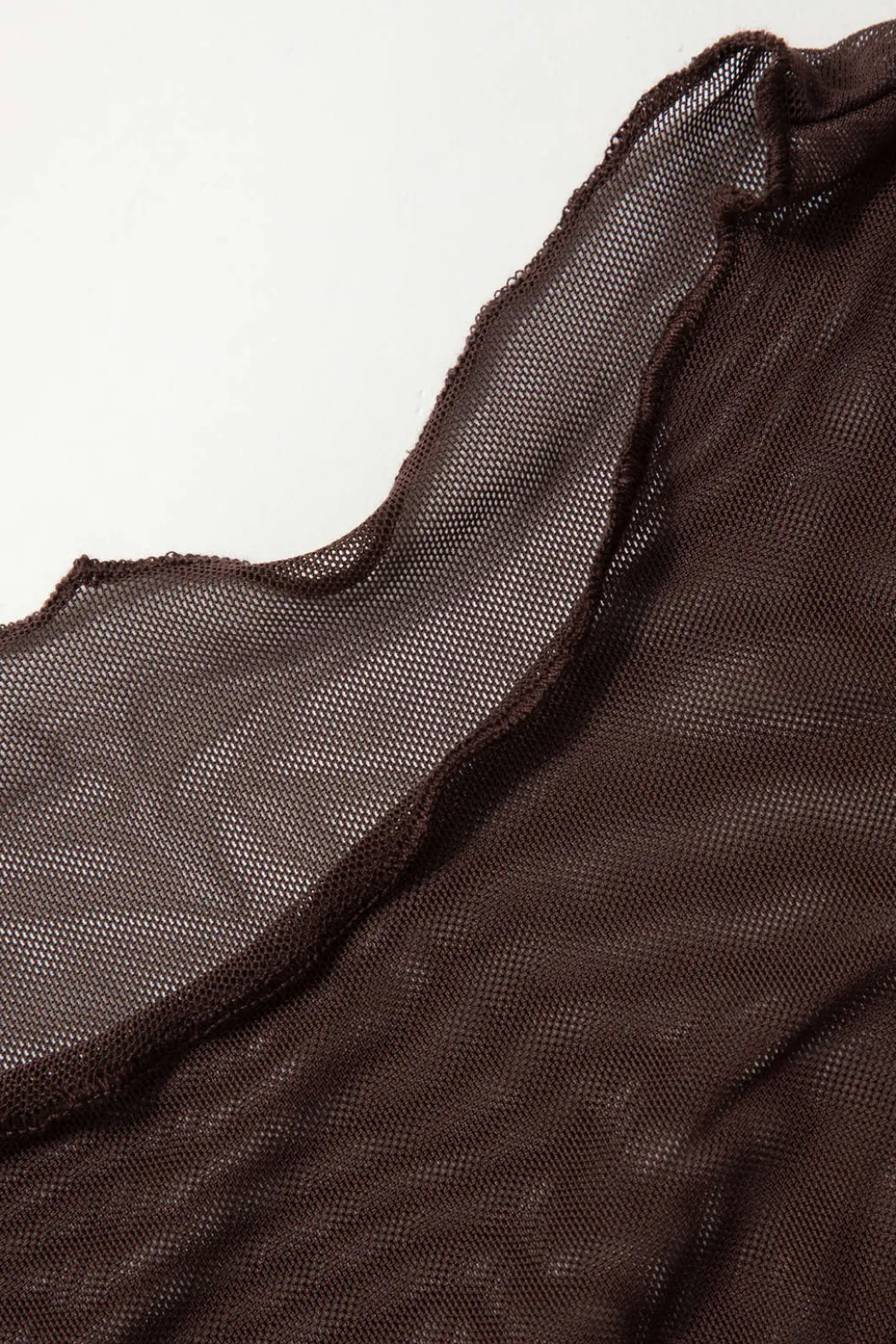 Sheer Mesh Wrap Tie Ribbon Mini Dress>MICAS Outlet