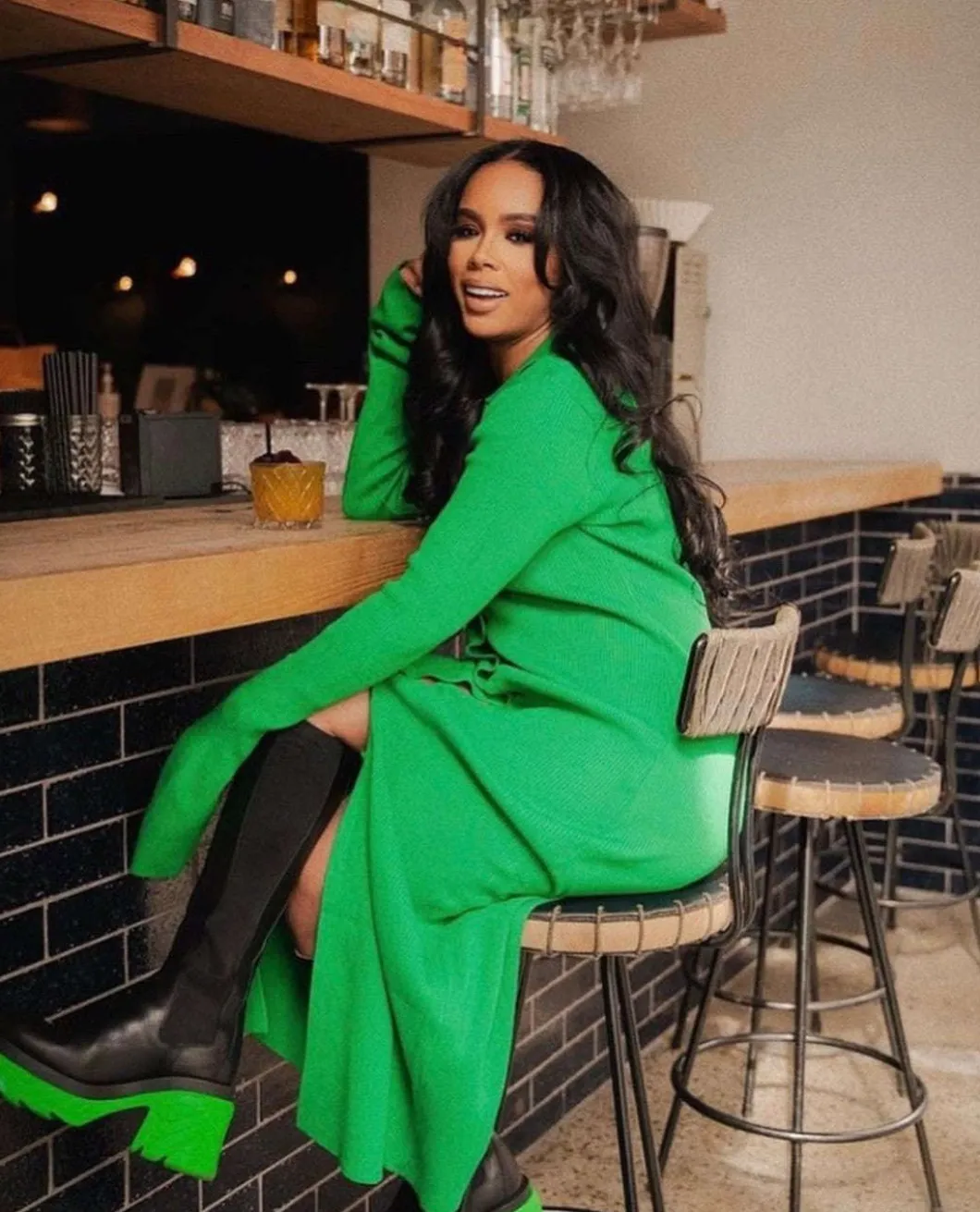 Shell Sleeve Ribbed Buttons Down Maxi Dress>MICAS Fashion