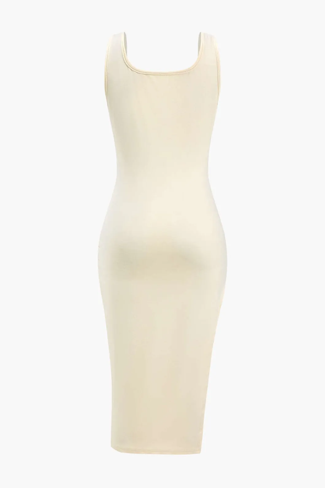 Side Slit Long Sleeve Midi Dress Set>MICAS Outlet