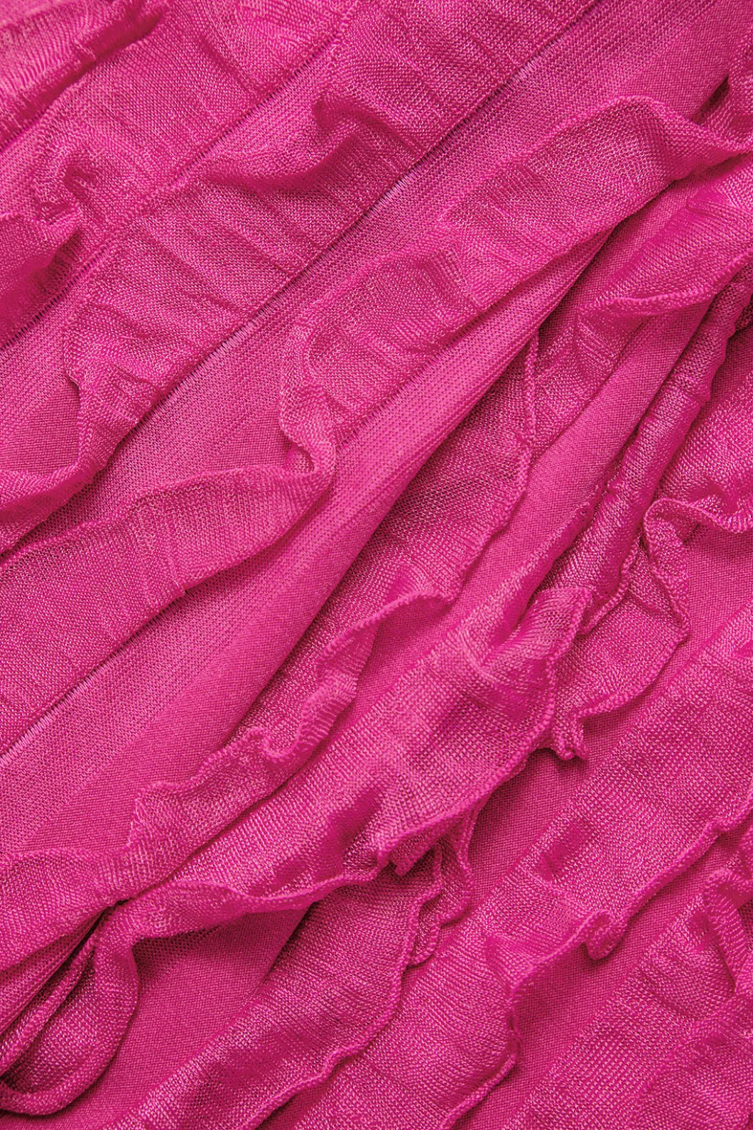 Solid Asymmetrical Ruffle Skirt Set>MICAS Fashion