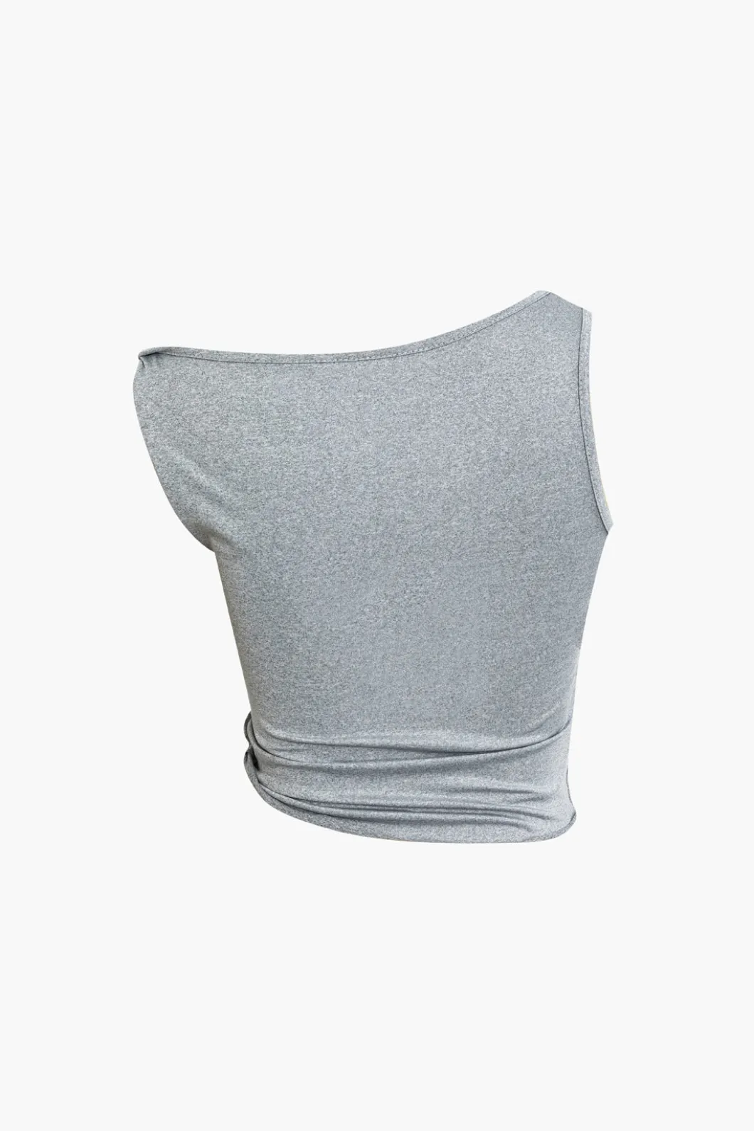 Solid Asymmetrical Twist Knot Top And Midi Skirt Set>MICAS Hot