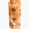 Solid Bodysuit And Leaves Print Knot Wrap Skirt Set>MICAS Hot