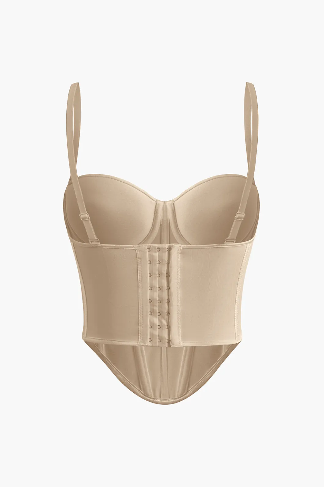 Solid Bustier Corset Top>MICAS Sale