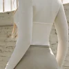Solid Bustier Long Sleeve Top>MICAS Clearance