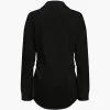Solid Button Long-Sleeve Shirt>MICAS Online