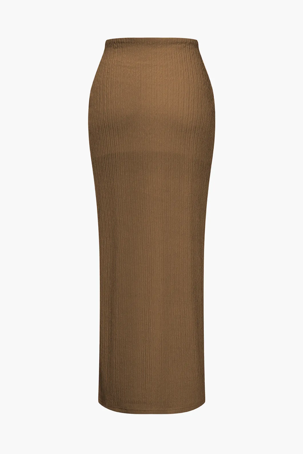 Solid Crop Tank Top And Slit Twist Knot Skirt Set>MICAS Hot