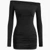 Solid Cut Out Mini Dress>MICAS Discount