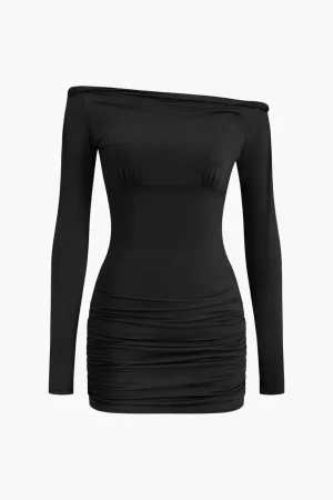 Solid Cut Out Mini Dress>MICAS Discount