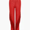 Solid Fringe Backless Asymmetrical Trouser Set>MICAS Clearance