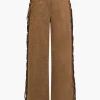 Solid Fringe Trousers>MICAS Clearance