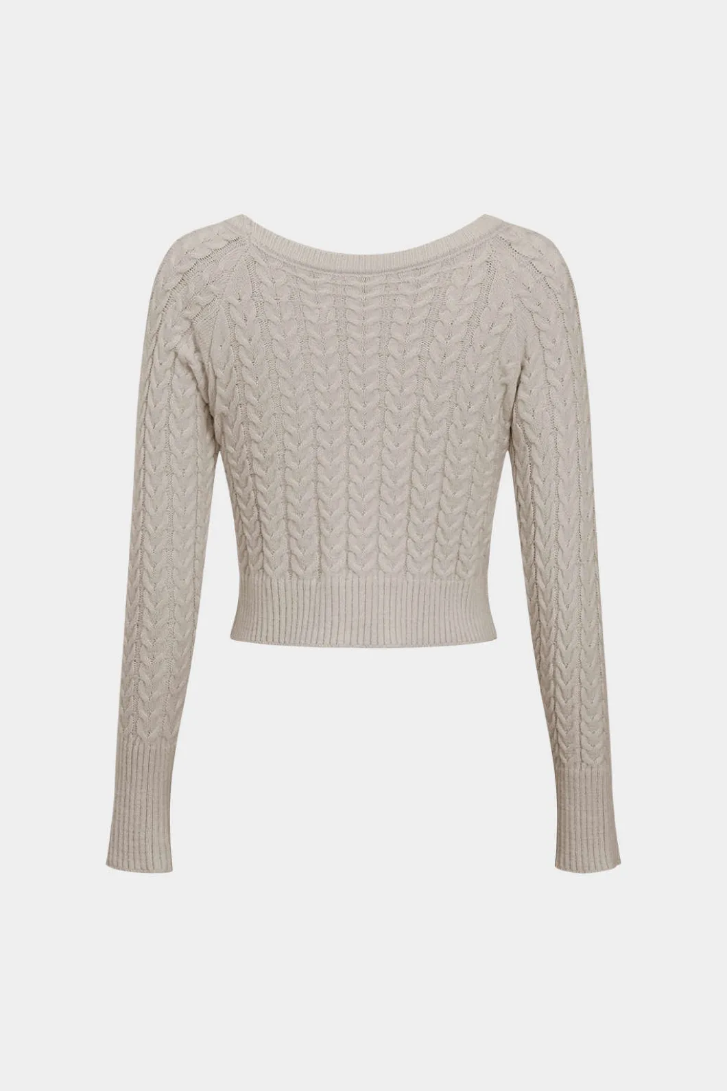 Solid Knit Long Sleeve Top And Slit Skirt Set>MICAS Online