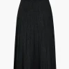 Solid Knit Pleated High Waist Skirt>MICAS Outlet