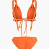Solid Knot Tie Back Bikini Set>MICAS Clearance