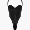 Solid Slip Bustier Bodysuit>MICAS Clearance