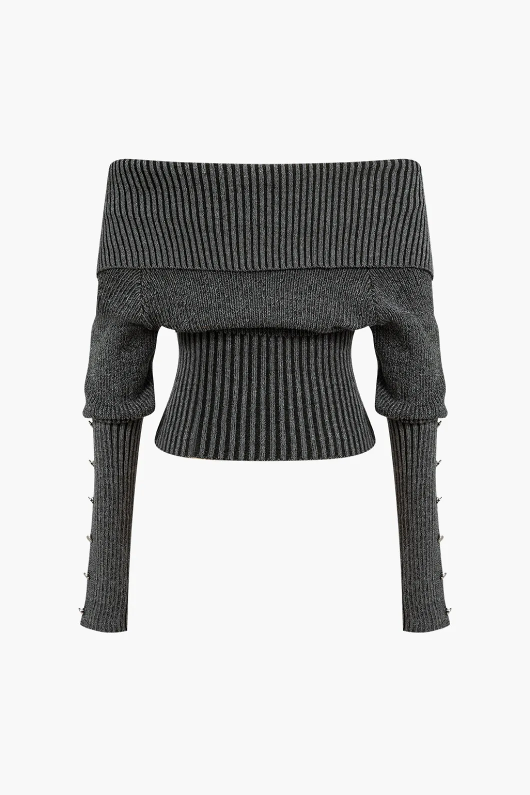 Solid Sweater Long-Sleeve Top>MICAS Sale