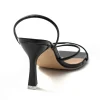 Square Open Toe Cross Strap High Heels>MICAS Online