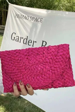 Square Woven Tote Bag>MICAS Fashion