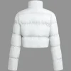 Stand Collar Cut Out Puffer Jacket>MICAS Discount