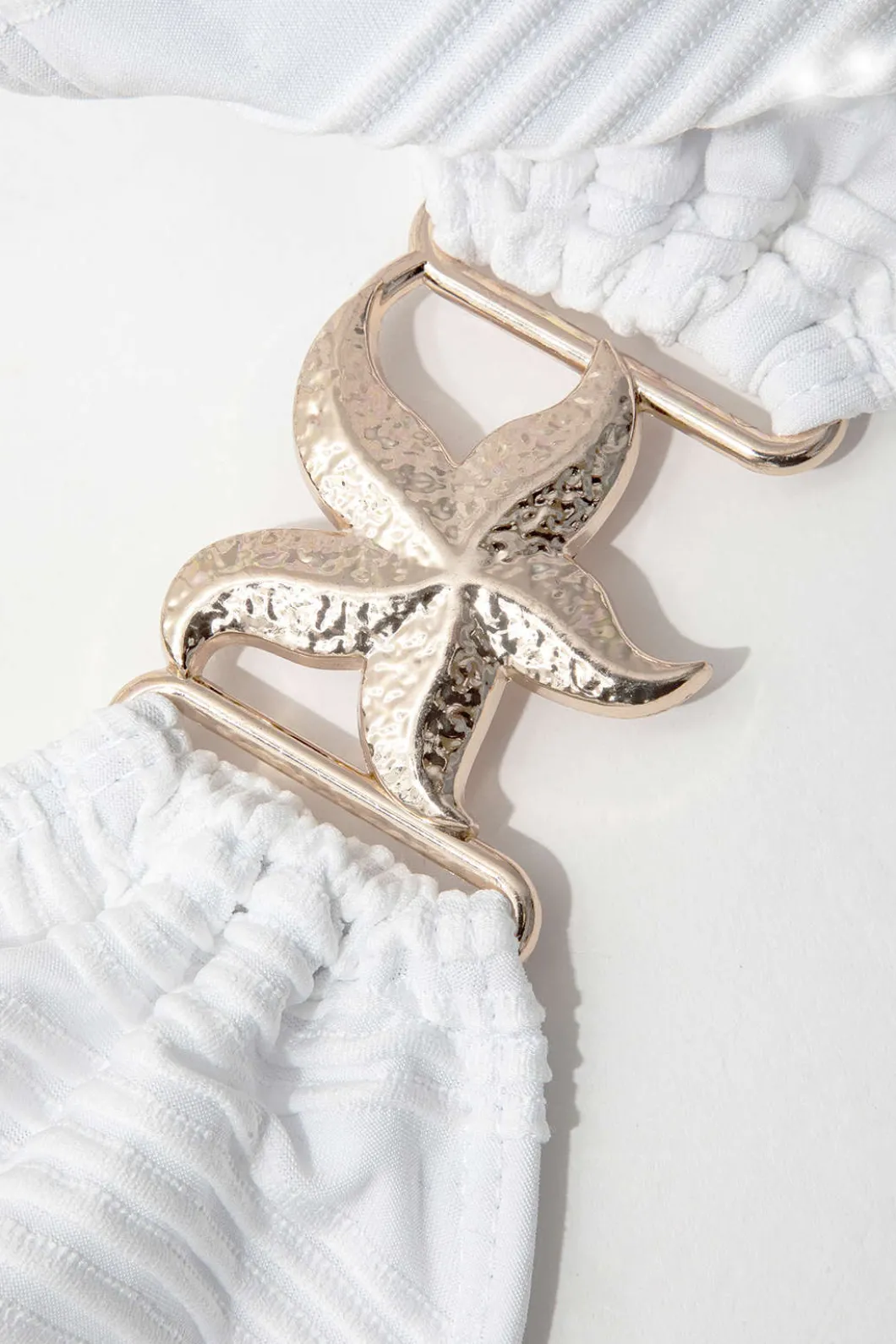 Starfish Decor Bandeau Tie Bikini Set>MICAS Fashion