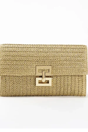 Straw Weave Clutch Bag>MICAS Discount