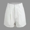 Stripe Print Casual Shorts Set>MICAS Outlet