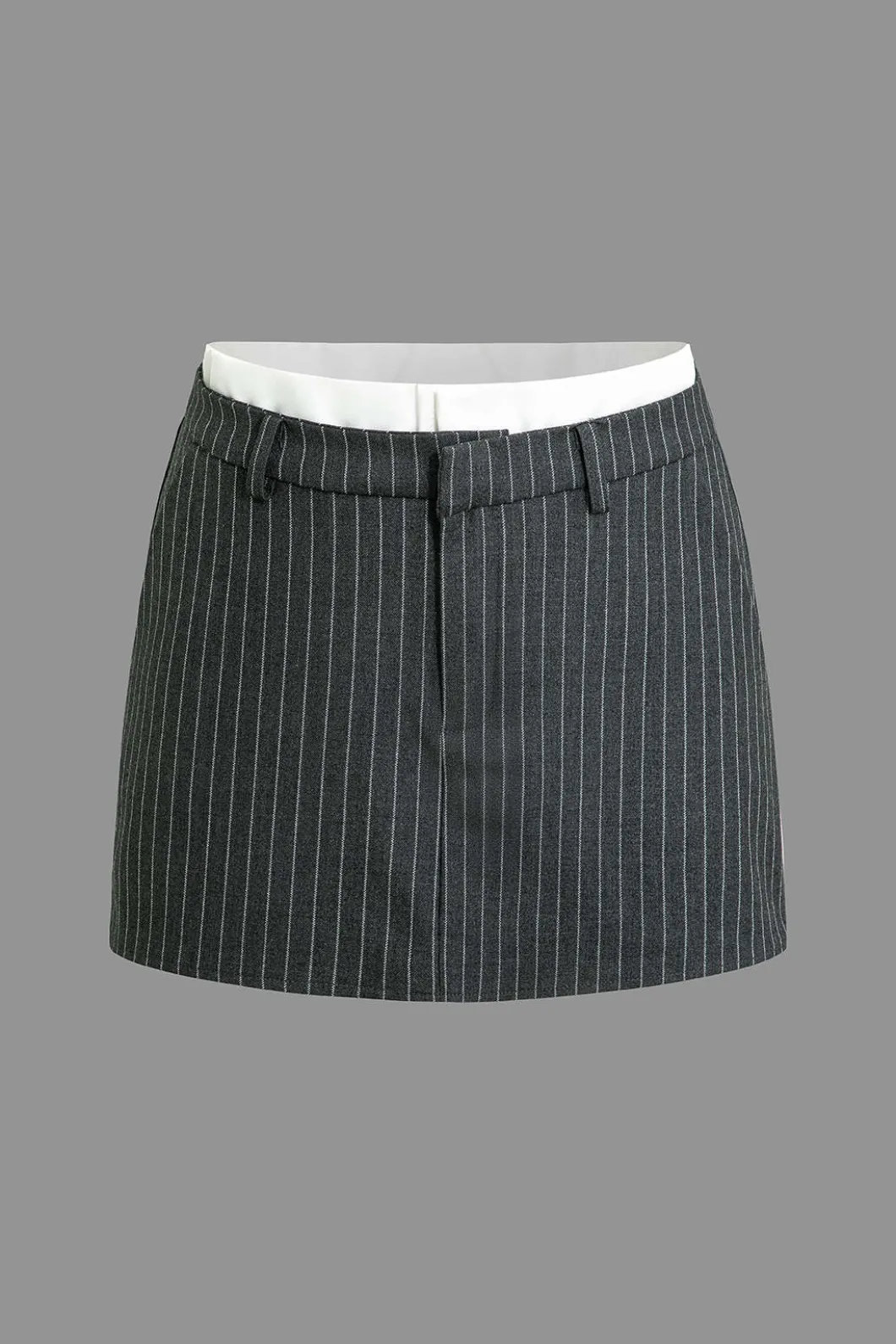 Stripe Print Color Block Double Waistband Skorts>MICAS Discount