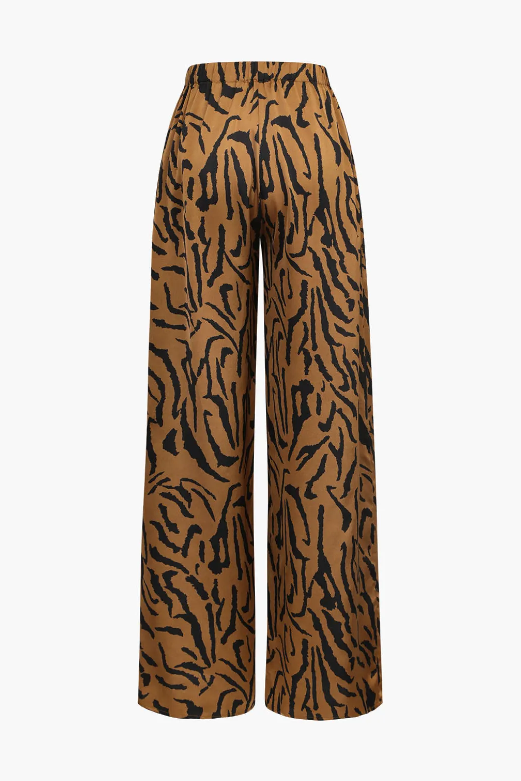 Stripe Print Wide Leg Trousers>MICAS Outlet