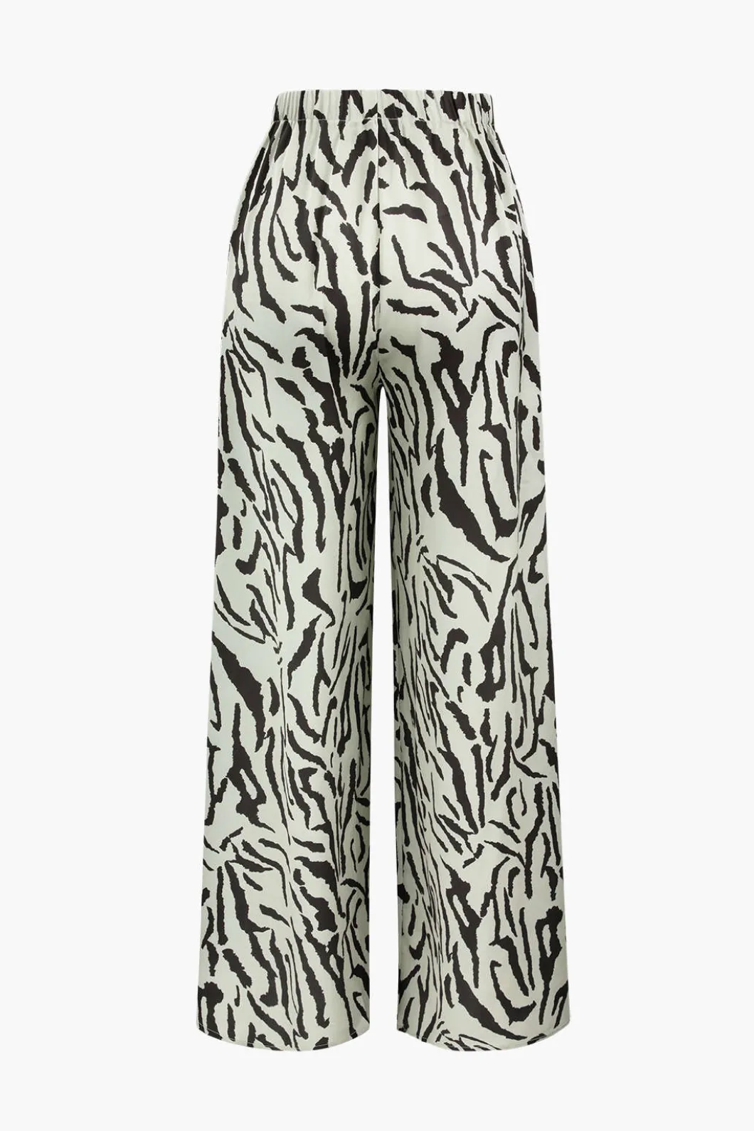 Stripe Print Wide Leg Trousers>MICAS Outlet