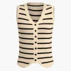 Striped Knit Sleeveless Vest And Shorts Set>MICAS New