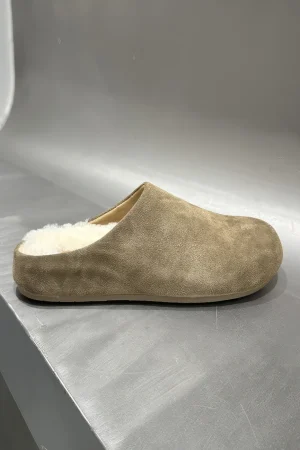 Suede Retro Round Toe Flats>MICAS New