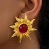 Sunflower Aurora Atmosphere Earrings>MICAS Sale