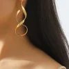 Swirl Spiral Earrings>MICAS Online