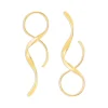 Swirl Spiral Earrings>MICAS Online