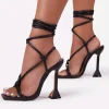 Tie Ankle High Heeled Sandals>MICAS Discount