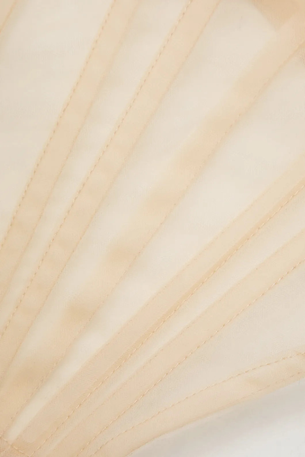 Tie Back Sheer Mesh Corset Strapless Top>MICAS Clearance