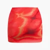 Tie Dye Asymmetrical Tube Top And Mini Skirt Set>MICAS Sale