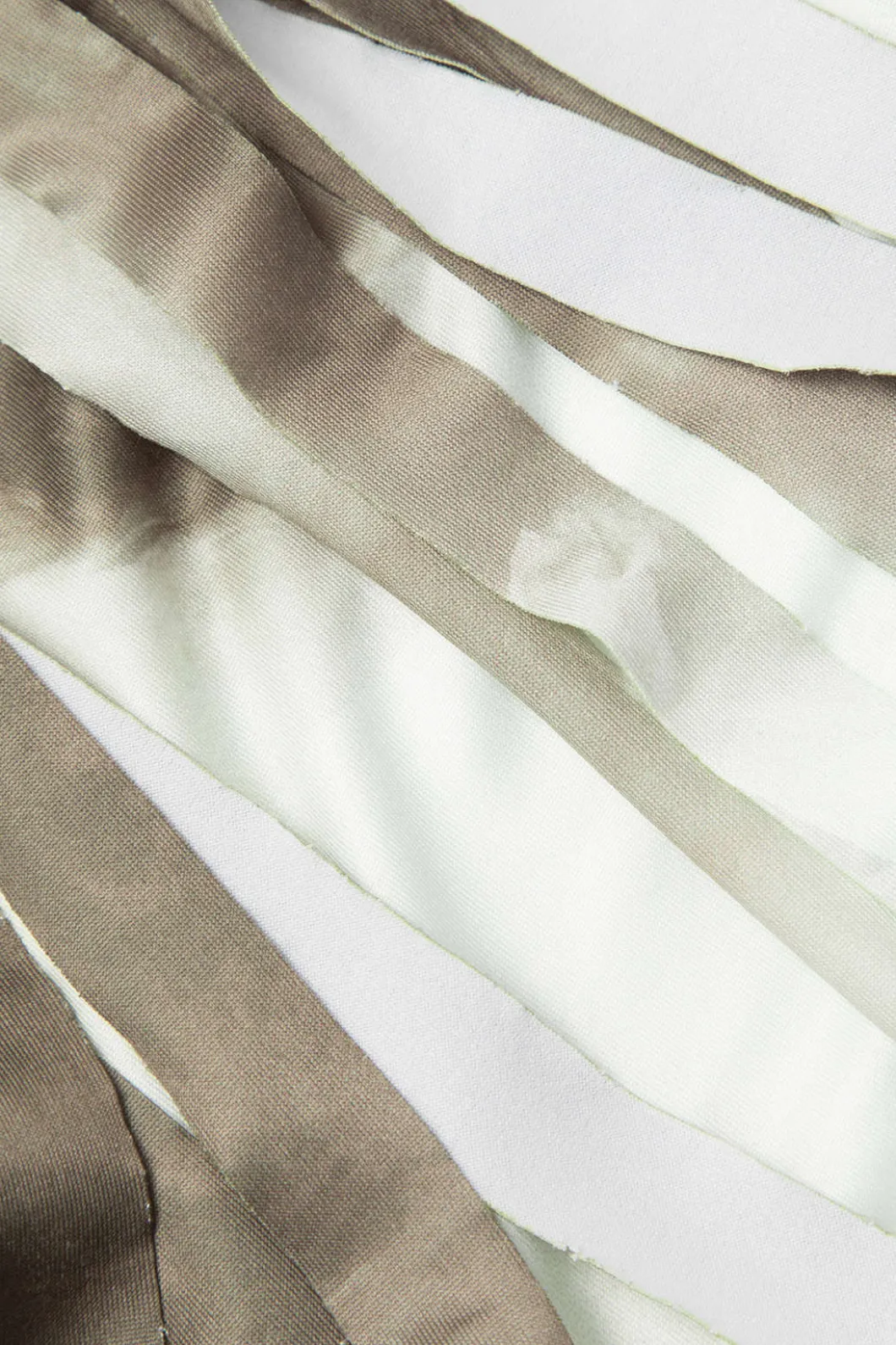 Tie Dye Destroyed Halter Top And Asymmetric Mini Skirt Set>MICAS Clearance