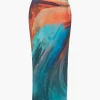 Tie Dye Maxi Skirt>MICAS Discount