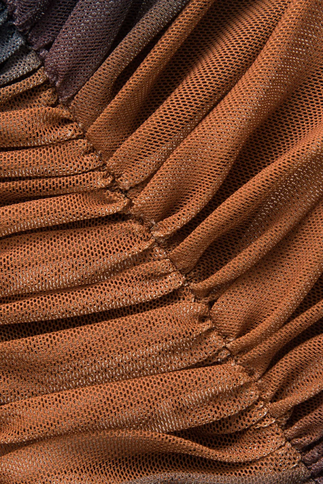 Tie Dye Mesh Slit Sleeveless Maxi Dress>MICAS Clearance