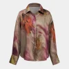 Tie Dye Print Long Sleeve Collar Shirt>MICAS New