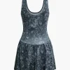 Tie Dye Print Tank Mini Dress>MICAS Discount
