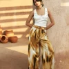 Tie Dye Wide Leg Pants>MICAS Sale