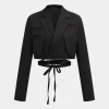 Tie Up Fake Pocket Blazer>MICAS Discount