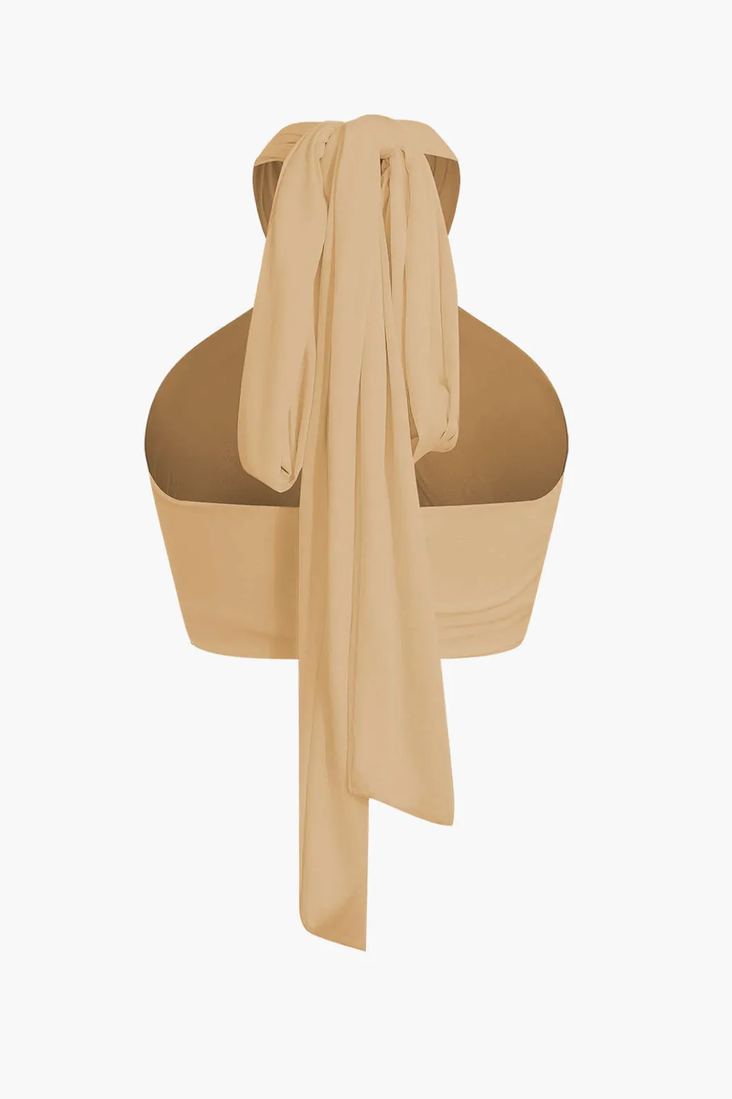 Tie-Back Cross Halter Tank Top>MICAS Best