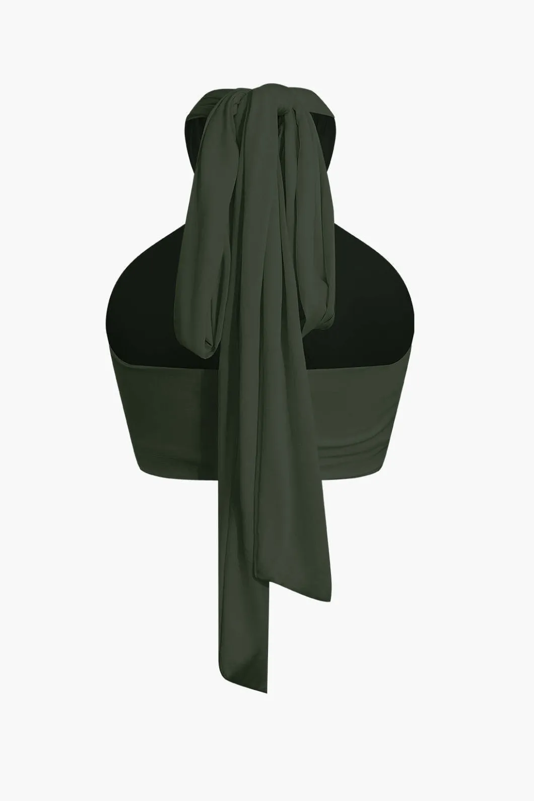 Tie-Back Cross Halter Tank Top>MICAS Best