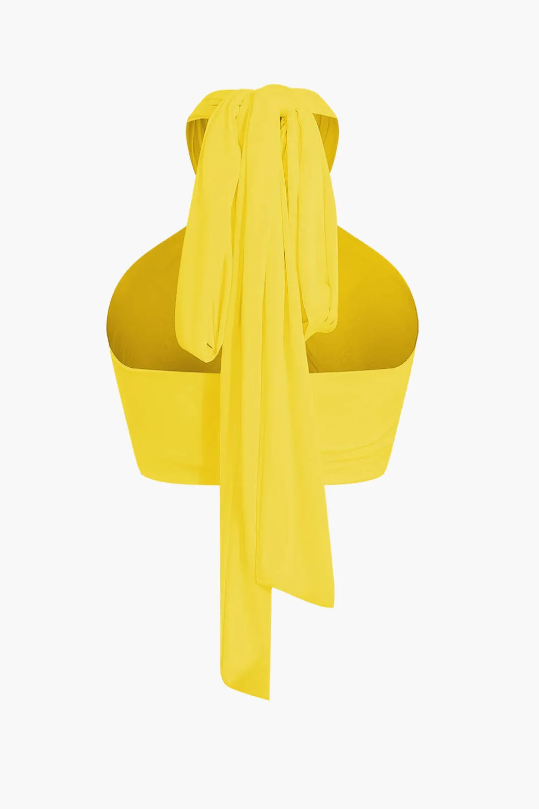 Tie-Back Cross Halter Tank Top>MICAS Best