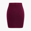 Tie-Up Sweater Skirt>MICAS Fashion