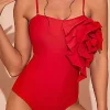 Tummy Control 3D Flower Cami One-piece Swimsuit>MICAS Outlet
