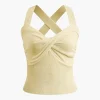 Twist Cross Tank Top>MICAS Outlet