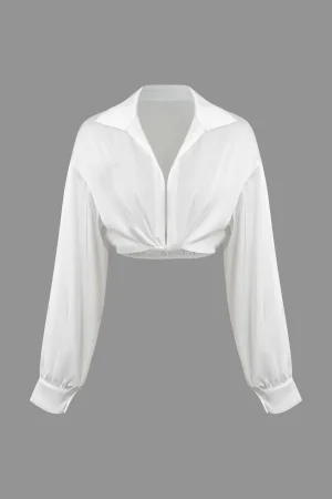 Twist Knot Long-Sleeve Shirt>MICAS Online